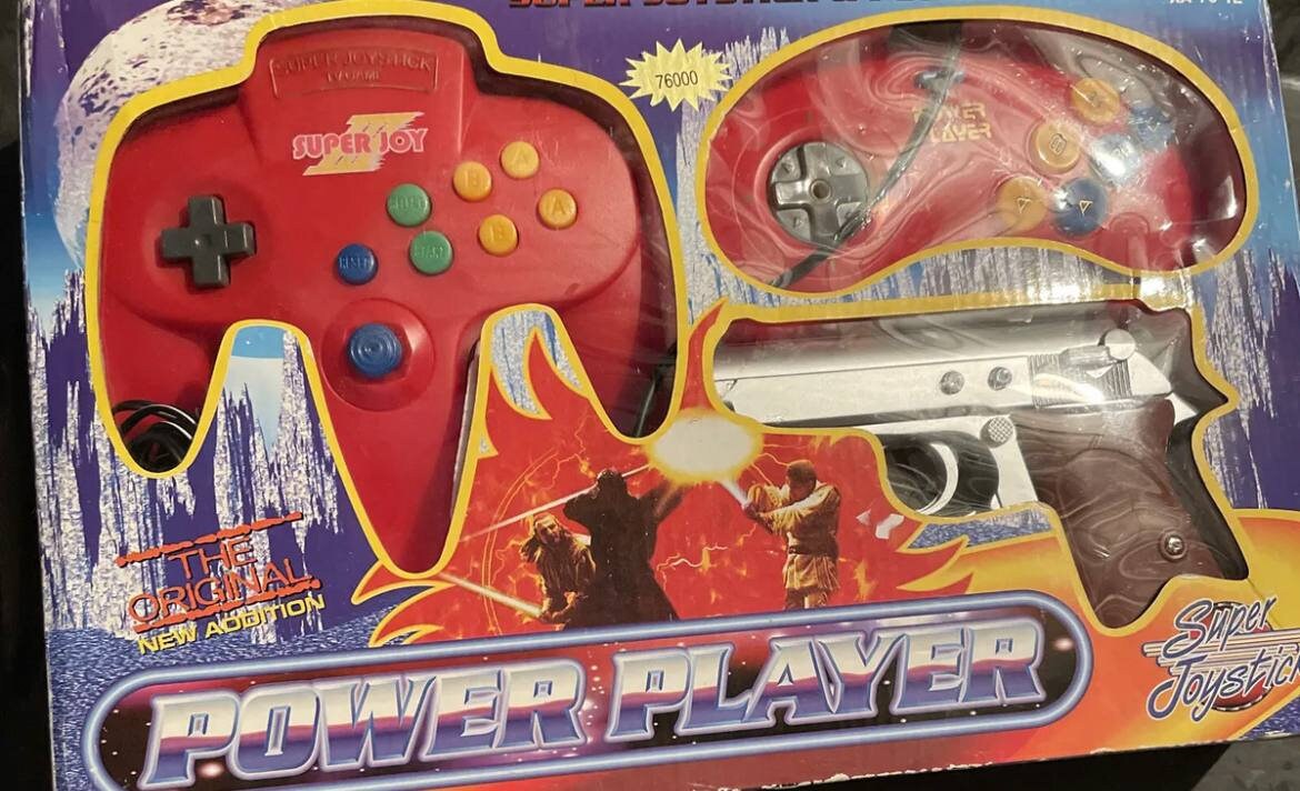 Power Player Super Joystick & Power Gun Plug and Play TV Games Etsy