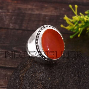 Carnelian Ring - Etsy