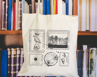 Cabeswater Tote, The Gangsey Canvas Tote Bag, Raven Boys Inspired Gift, The Trees Speak Latin, TRC, Birthday Gift for Reader, Bookish Gift