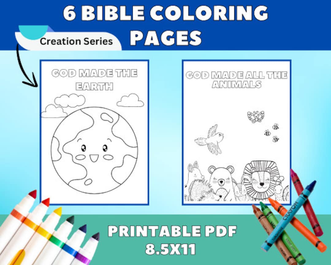 Children's Bible Coloring Pages for Kids Christian Printable Coloring