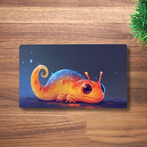 Tapete de juego de lagarto para MTG, TCG, OCG, Dnd, alfombrilla de ratón de anime de fantasía, tapete de juego de neopreno negro, 60 x 35 cm, 14 x 24"