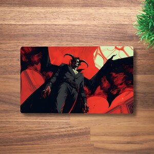 Tapete de juego Devil MTG para TCG, OCG, Dnd Deskmat, alfombrilla de ratón Hell Fantasy Anime, tapete de juego de neopreno, 60 x 35 CM, 14 x 24 ", regalos para él