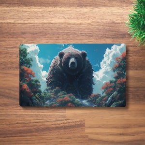 Tappetino da gioco Titan Bear MTG per TCG, OCG, Dnd Deskmat, tappetino per mouse Fantasy Beast Anime, tappetino da gioco in neoprene, 60 x 35 CM, 14x24"