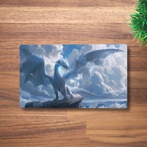 Alfombrilla de juego Dragon MTG para TCG, OCG, Dnd Deskmat, alfombrilla de ratón de anime de fantasía, alfombrilla de juego de neopreno, 60 x 35 cm, 14 x 24"