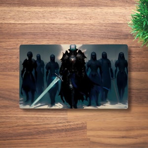 Death Knight Tcg Ocg Untoter Krieger Horror Playmat Größe 14 "x 24" 60 x 35 cm Mousepad Spielmatte Mauspad Spielmatte