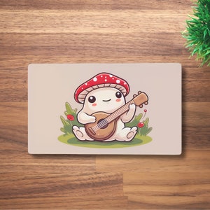 Tapete de jogo MTG de cogumelo para ukulele para TCG, OCG, Dnd Deskmat, mouse pad de anime, tapete de jogo de neoprene, 60 x 35 CM, 14 x 24"
