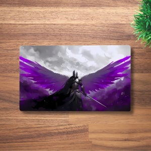 Tapete de juego Angel MTG para TCG, OCG, Asexual Dnd Deskmat, alfombrilla de ratón Solar Fantasy Anime, tapete de juego de neopreno, 60 x 35 CM, 14 x 24"