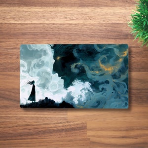 Tapete de juego MTG Pact of the Mist para TCG, OCG, Dnd Deskmat, alfombrilla de ratón de anime Dark Warlock Fantasy, tapete de juego de neopreno, 60 x 35 cm, 14 x 24"