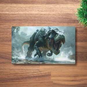 Tapete de juego MTG Primal Charge para TCG, OCG, Dnd Deskmat, alfombrilla de ratón de anime de dinosaurios de fantasía, tapete de juego de neopreno, 60 x 35 cm, 14 x 24"