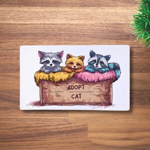 Tapete de juego Not Cats MTG para TCG, OCG, Badger and Fox Dnd Deskmat, linda alfombrilla de ratón de anime, tapete de juego de neopreno, 60 x 35 cm, 14 x 24"