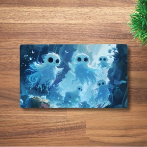 Tapete de jogo MTG Cute Spirits of the Valley para TCG, OCG, Dnd Deskmat, mouse pad de anime de fantasia fantasma, tapete de jogo de neoprene, 60 x 35 CM, 14 x 24"
