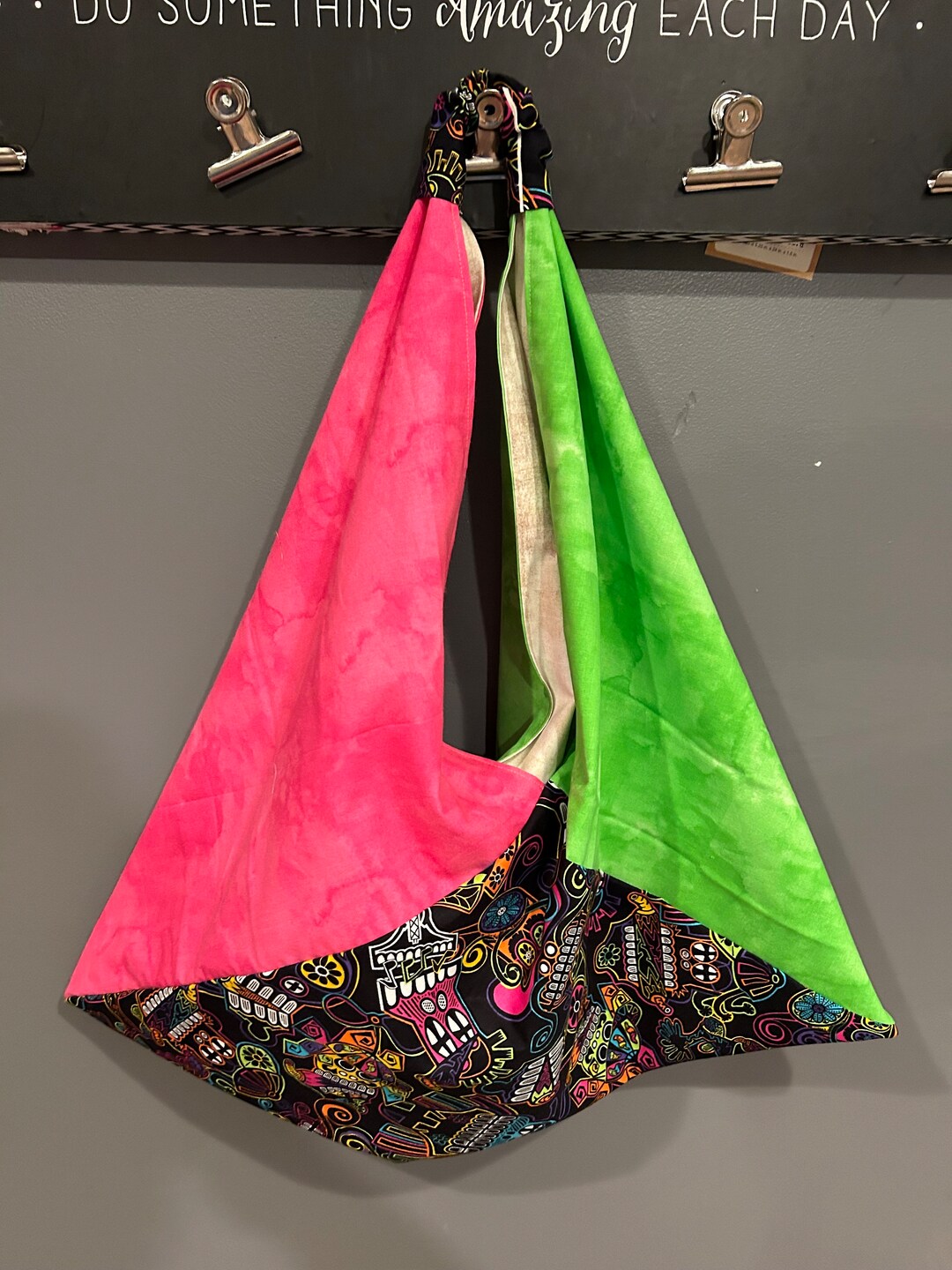 Travel Boho Bag Origami Weekender Bag Tote Market Bag Handmade Lined ...