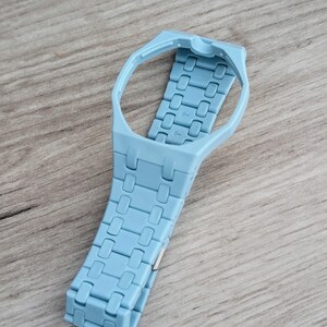PREMIUM Bioceramic Swatch x AP Watch Strap Mod Kit for 12 o'clock (Baby Blue)