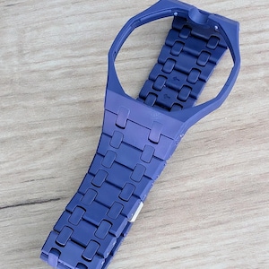 PREMIUM Bioceramic Swatch x AP Watch Strap Mod Kit for 12 o'clock (Blue)
