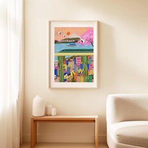 Mount Fuji Wall Art | Tokyo Skyline Poster | Japanese Travel Gift Under 50 | Musuem-Quality Print image 8
