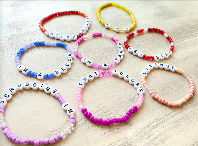 All Custom Friendship Bracelet Sets Etsy