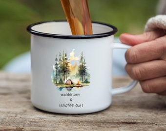 Adventure Mug for Friend Gift for Him Hiking Mug for Her Outdoor Mug Gift for Camping Accessory Item for Camper Mug for Mountain Lover