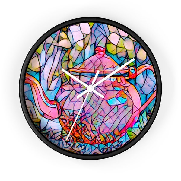 Teapot Wall Clock Etsy