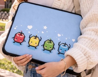 Stardew Valley Laptop Sleeve, Stardew Valley Junimo Laptop Case, Laptop Sleeve 13 Inch Cute MacBook Case, Stardew Valley Desk Accessories