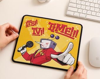 Mr. Tenna Deltarune Mousepad for PC Gamer Setup, Undertale Video Game Merch for Game Room Decor, Tenna Mouse Pad for Friend Birthday Gift