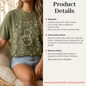 Stardew Valley Junimo Shirt, Junimo Shirt for Stardew Valley Lover Gift, Vintage Comfort Colors® Tshirt for Women, Cute Retro Graphic Tee image 10