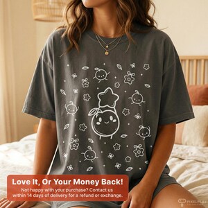 Stardew Valley Junimo Shirt, Junimo Shirt for Stardew Valley Lover Gift, Vintage Comfort Colors® Tshirt for Women, Cute Retro Graphic Tee image 6