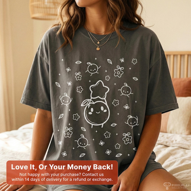 Stardew Valley Junimo Shirt, Junimo Shirt for Stardew Valley Lover Gift, Vintage Comfort Colors® Tshirt for Women, Cute Retro Graphic Tee image 6