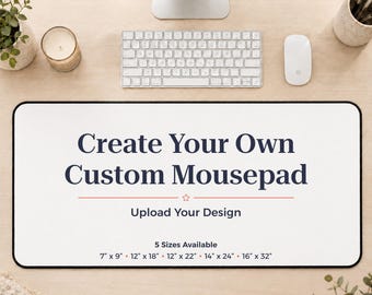 Custom Photo Mousepad, Personalized Gaming Desk Mat, Personalized Picture MTG Playmat, Large Gaming Mouse Pad, Custom Gift for Gamer