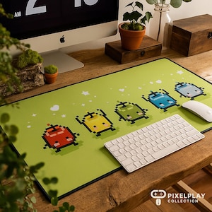 Stardew Valley Junimo Mouse Pad PC Gaming Desk Mat Stardew Valley Gift for Friend Gift Mousepad Gamer Girl Accessories Stardew Valley Lover
