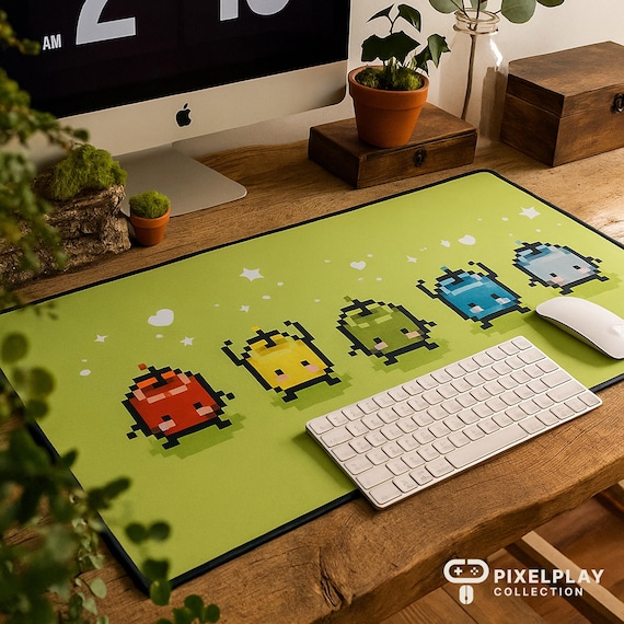 Stardew Valley Junimo Mouse Pad PC Gaming Desk Mat Stardew Valley Gift for Friend Gift Mousepad Gamer Girl Accessories Stardew Valley Lover