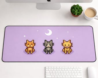 Stardew Valley Cat Mousepad for Gaming Setup XL Desk Mat Mouse Pad Stardew Valley Gift for Friend Gift Stardew Valley Video Game Accessories