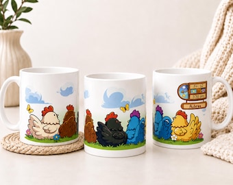 Custom Stardew Valley Mug, Personalized Coffee Cup for Wife Birthday Gift for Her, Custom Text Video Game Merch for Stardew Valley Lovers
