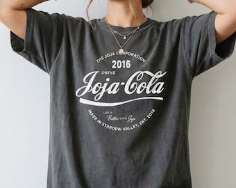 Joja Cola Stardew Valley Comfort Colors Shirt, Stardew Valley Gift for Girlfriend, Stardew Valley Merch, Pelican Town Shirt, Gamer Gift
