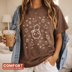 Stardew Valley Junimo Shirt, Junimo Shirt for Stardew Valley Lover Gift, Vintage Comfort Colors® Tshirt for Women, Cute Retro Graphic Tee image 5
