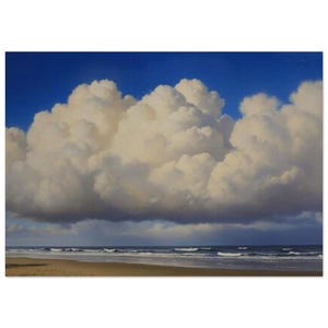 Coastal Clouds Giclée Print: Fine Art Seascape Portrait