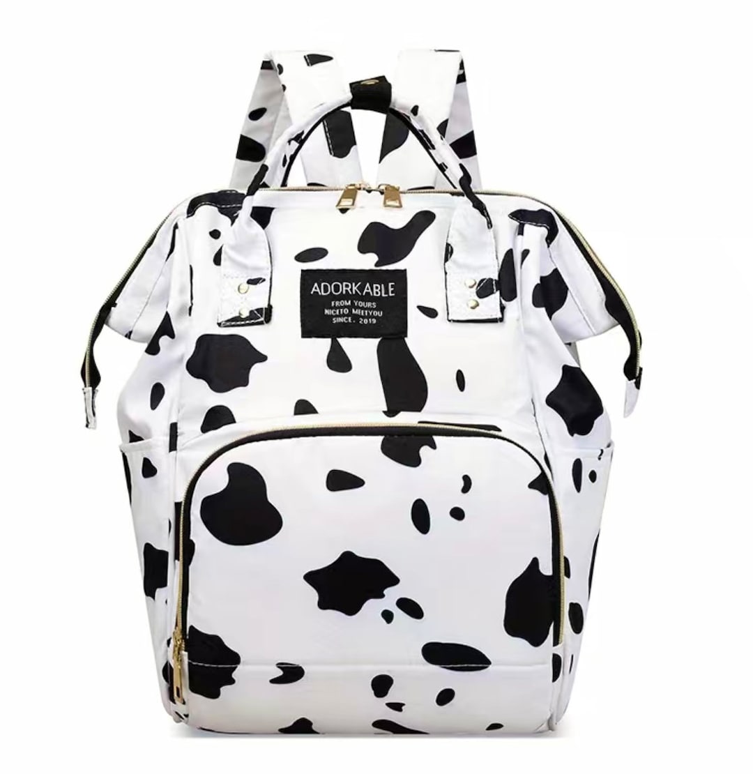Cow Print Diaper Bag Etsy
