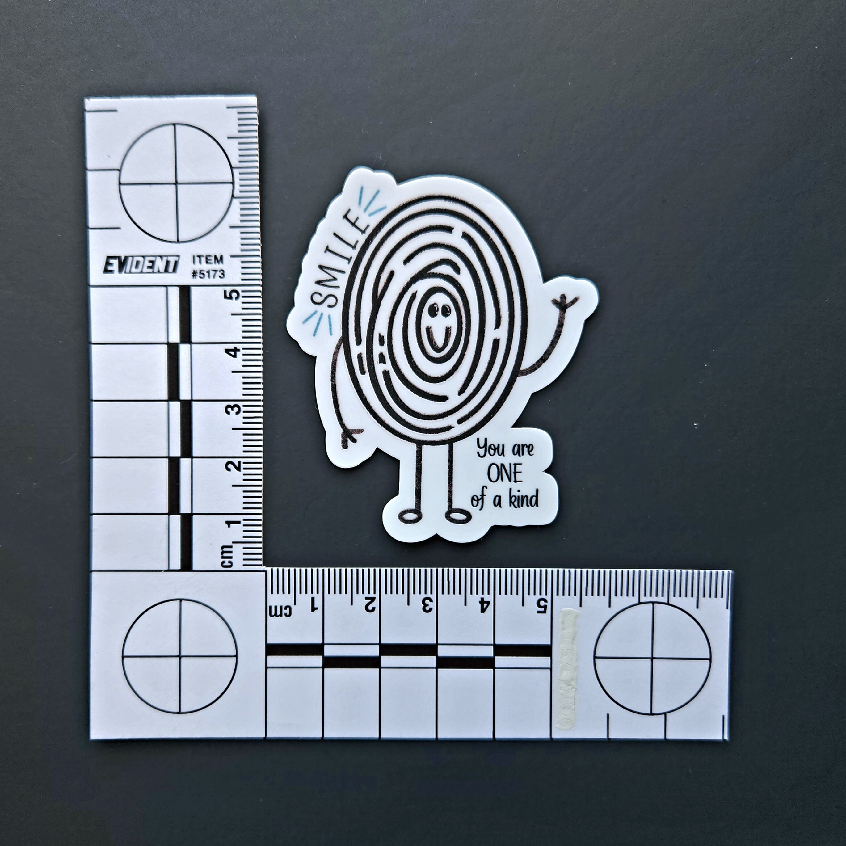 Waterproof Fingerprint Guy Sticker: Unique Laptop Decal - Etsy