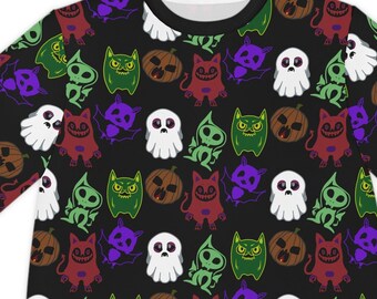Ghoulish Halloween Spooky Sweater