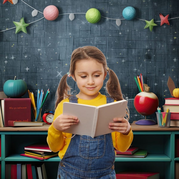 Retour à l’école Toile de fond numérique Toile de fond numérique Enseignant d’école Toile de fond numérique Fond numérique Toile de fond numérique pour superposition de photographie