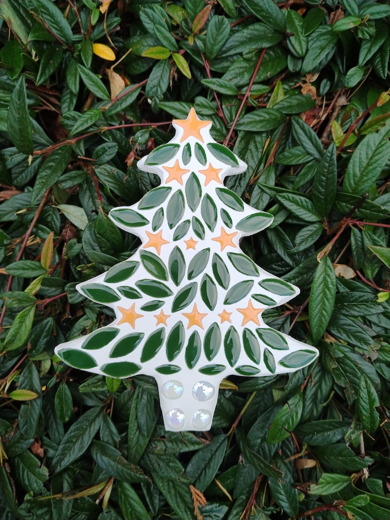 Christmas Tree Mosaic Kit Christmas DIY Mosaic Kit for Etsy