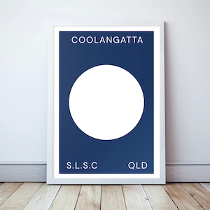 Coolangatta, Australia, Queensland Poster, Surf Lifesaving, SLSC Art, Beach Poster, Australian Landmarks, Digital Download