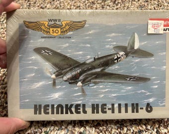 KIT AIRFIX 1/72è HEINKEL HE 111 REF 484 1962 TRÈS BON