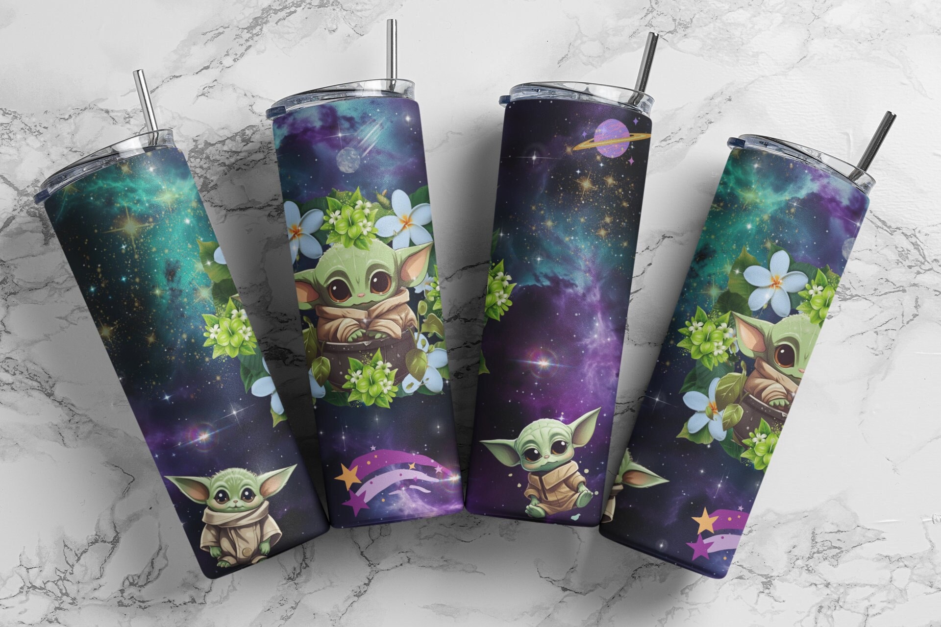 3D Baby Yoda Tumbler Wrap Baby Yoda Wrap Baby Yoda Tumbler Etsy UK