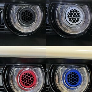 Headlight Air Intake Insert Grill Grille Close Out Cover For Dodge Challenger