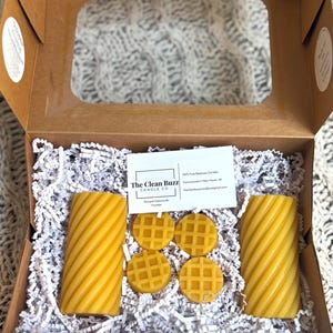 100% Pure Beeswax Candles Gift Set | Candle Gift Set | Non-Toxic, All Natural Candle | Handpoured in Michigan