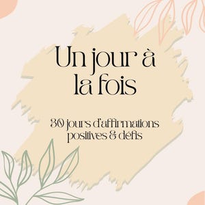 30 Days of Positive Affirmations & Challenges – PDF to Download | Mental Wellness, Personal Development