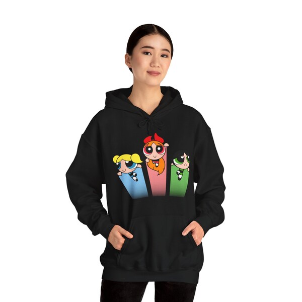 Powerpuff Girls Rainbow Unisex Hoodie - Cartoon Hoodie