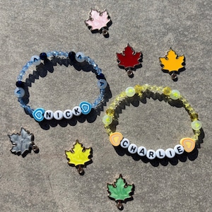 Heartstopper character name bracelets