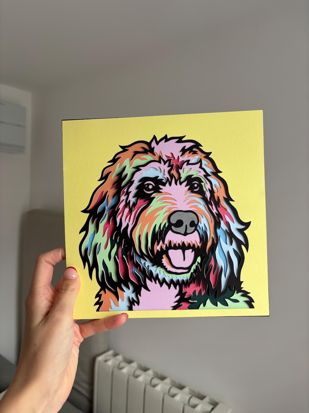 Cockapoo Things Paper Cockapoo 3D Paper Art Photo - No Frame - Etsy UK