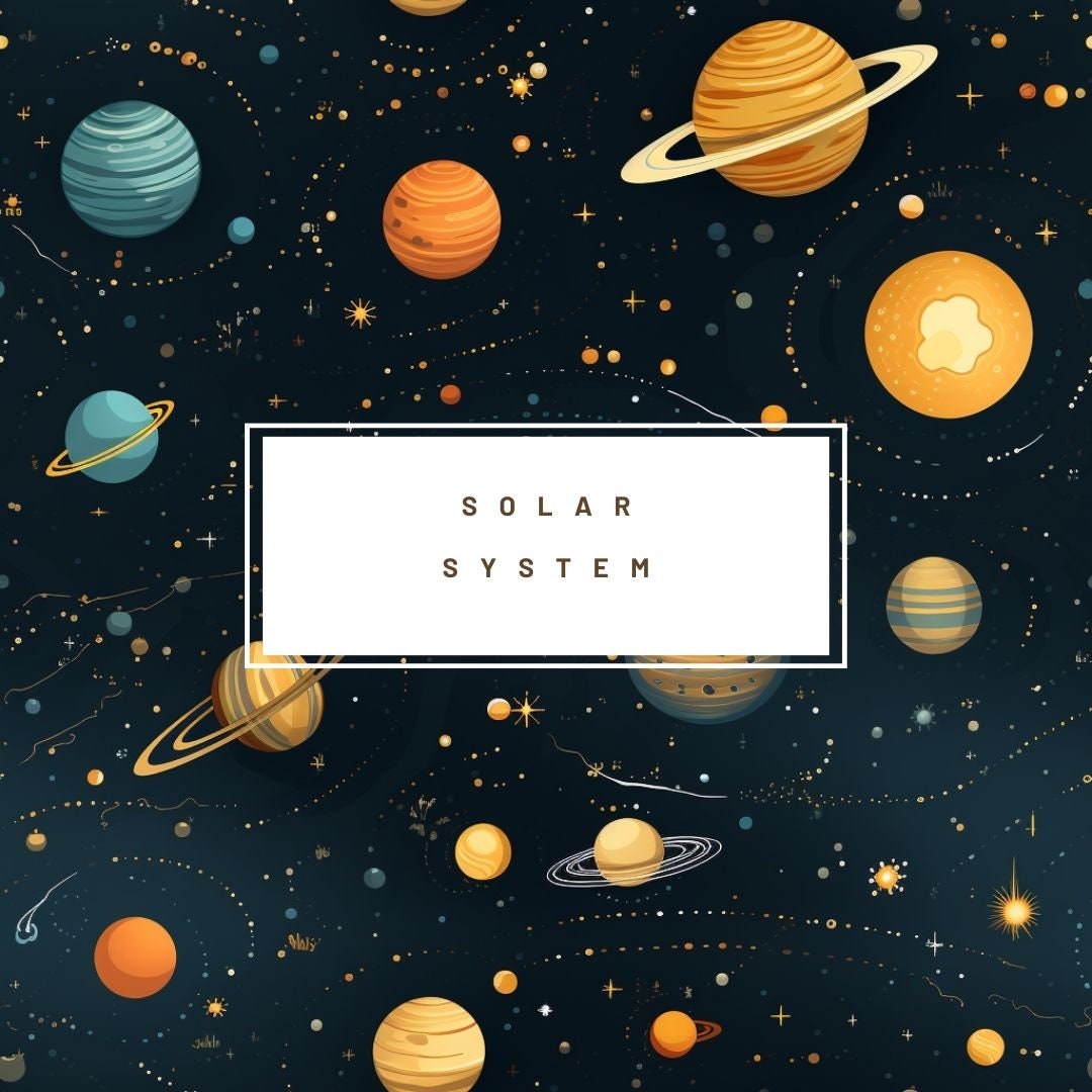 Solar System Seamless Pattern | Digital Download | Paper Crafts ...